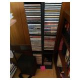 CDs and rack