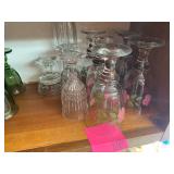 Hand painted and other stemware