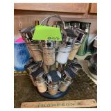 Revolving spice rack