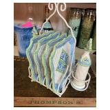 Decorative plates and cruets