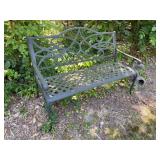 Outdoor cast aluminum park bench 4