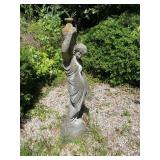 56" tall concrete statue