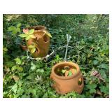 Strawberry pots and tricycle