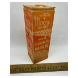 Moose dairy milk carton