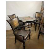 Game table and 4 chairs
