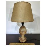 Marble base table lamp