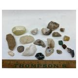 Stones,gems and other