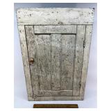 Antique primitive medicine cabinet