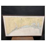 Nautical chart map cape lookout to New river