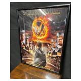 Hunger games framed poster