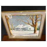 Paining of local estate by Ed Collins