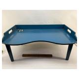 Vintage wood folding lap desk