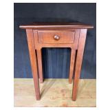 One drawer side table