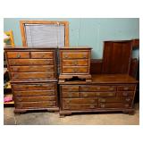 Mobel furniture co. 4 piece bedroom suite