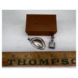 2 silpada sterling silver pendants