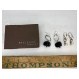 2 pair new silpada sterling silver earrings