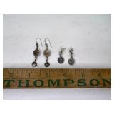 2 pair of silpada sterling silver earrings