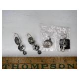 New 2 pair silpada sterling silver earrings