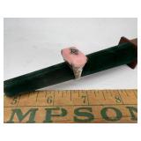 Silpada sterling silver ring pink