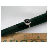 Ring with black stone