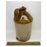 Antique stoneware cider jug
