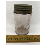 Antique amethyst toned canning jar