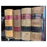 4 antique law books