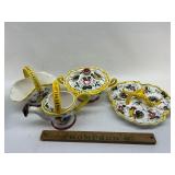 Ucagco PY Early Provincial ROOSTER & ROSES