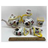 Ucagco PY Early Provincial ROOSTER & ROSES