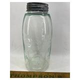 Masons 1858 blue jar