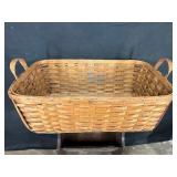 Large oak basket