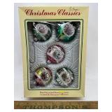 Vintage glass Christmas ornaments