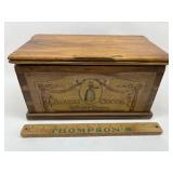 Handmade dovetailed cocoa box