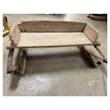 Antique buckboard seat