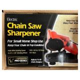 Brand new chain saw sharpener