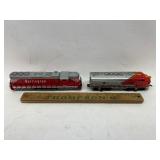 Burlington and Santa Fe engines Tyco