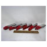 6 HO Santa Fe train engines