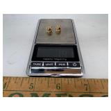 1.91 grams 10kt gold earrings