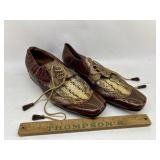 Snake skin shoes