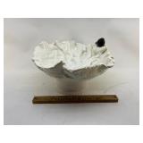 Pottery bird bath by grills