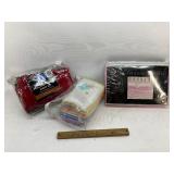 Sheets, shower head, other