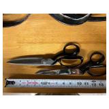 2 large scissors