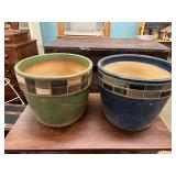 2 large planters