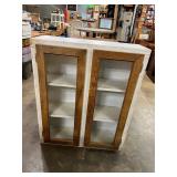 2 Door painted cabinet