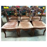 Set of 6 Victorian chairs