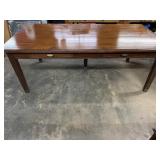 Antique library/bankers table drawers on both side