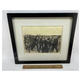 KOLLWITZ, Kaethe "MARCH OF THE WEAVERS" KLIPSTEIN