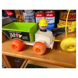 Vintage fisher-price jiffy dump truck