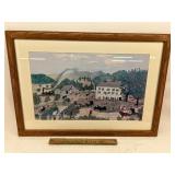 Grandma Moses framed print