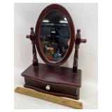 Dresser mirror jewelry drawer